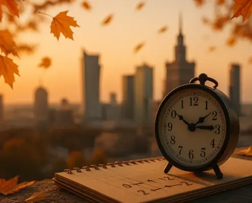 Коли в Польщі переводять годинник на зимовий час