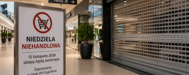 czy 15 listopada jest niedziela handlowa
